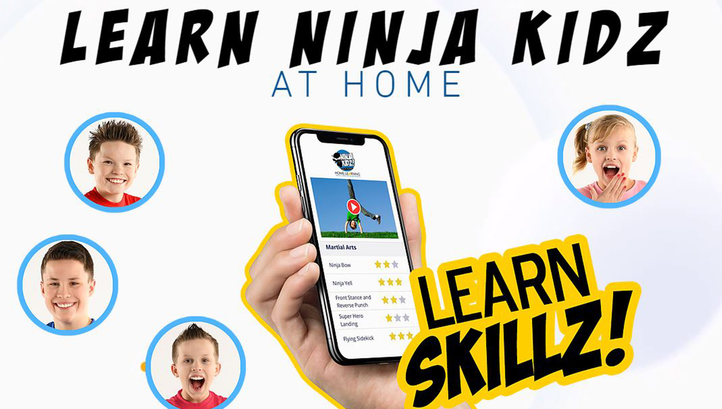 learn ninja kidz at home