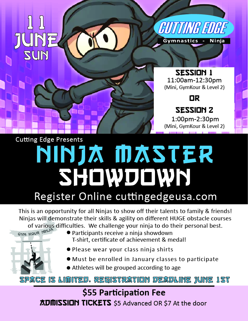 Ninja Showdown – Cutting Edge Athletics